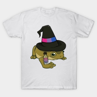 Bisexual Pride Witch Frog T-Shirt